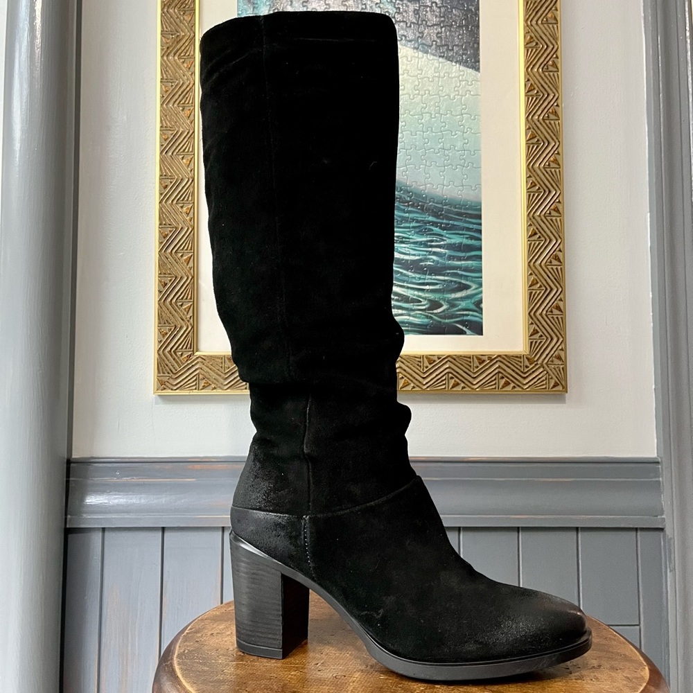 NWOT Miz Mooz Leather Tall Slouchy Knee High Boots